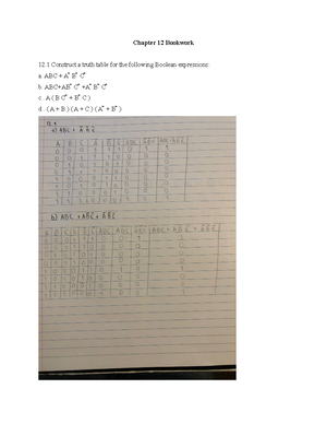 Chapter 10 Bookwork - Chapter 10 Bookwork 10 Order the numbers (1) 2 ...