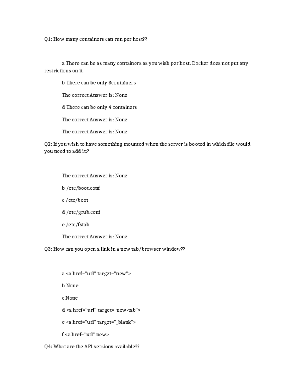 3 Example for BBOG Students can learn Q1 How many containers can