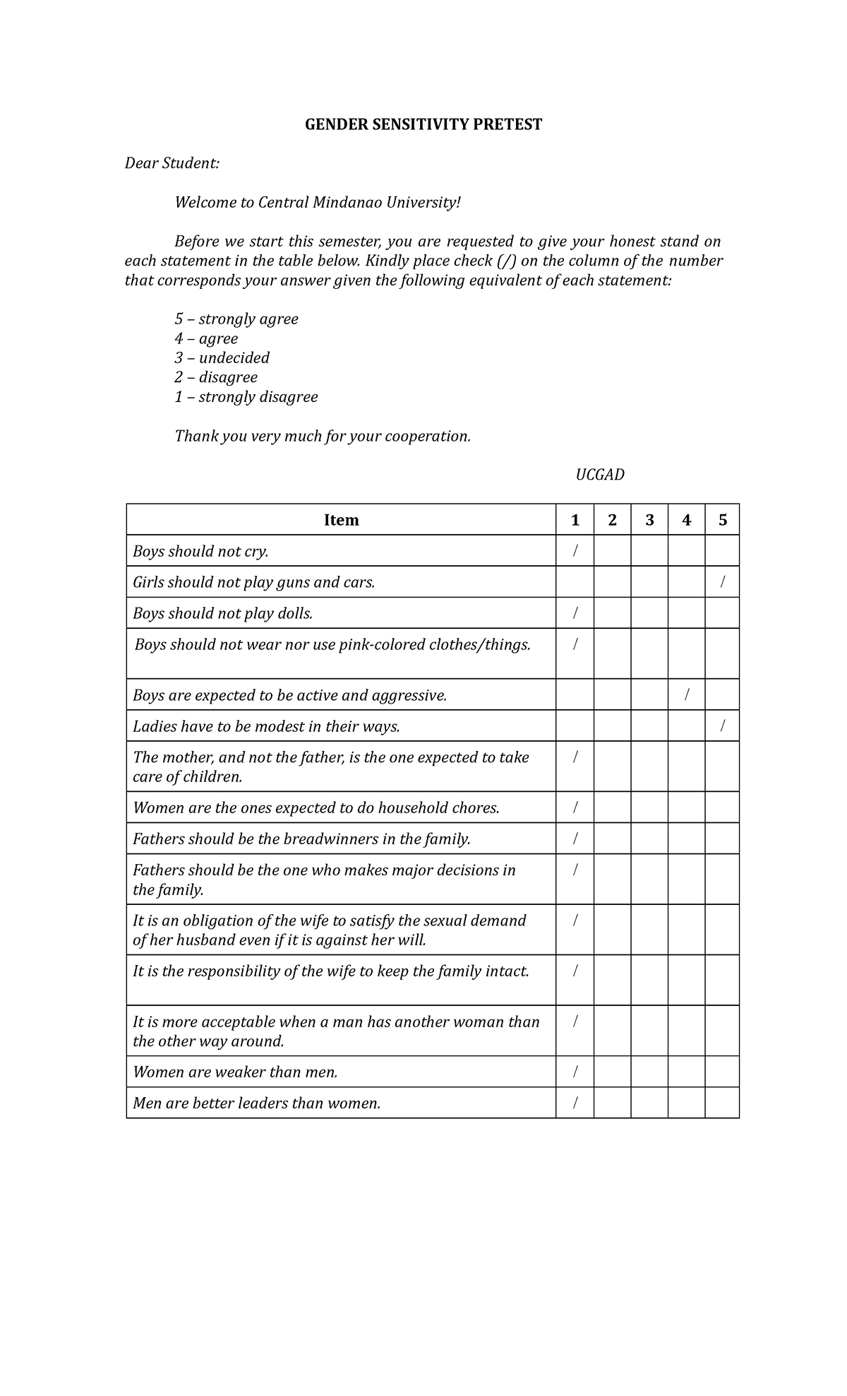 STS Chapter 2 - SCIENCE, TECHNOLOGY AND SOCIETY - GENDER SENSITIVITY ...