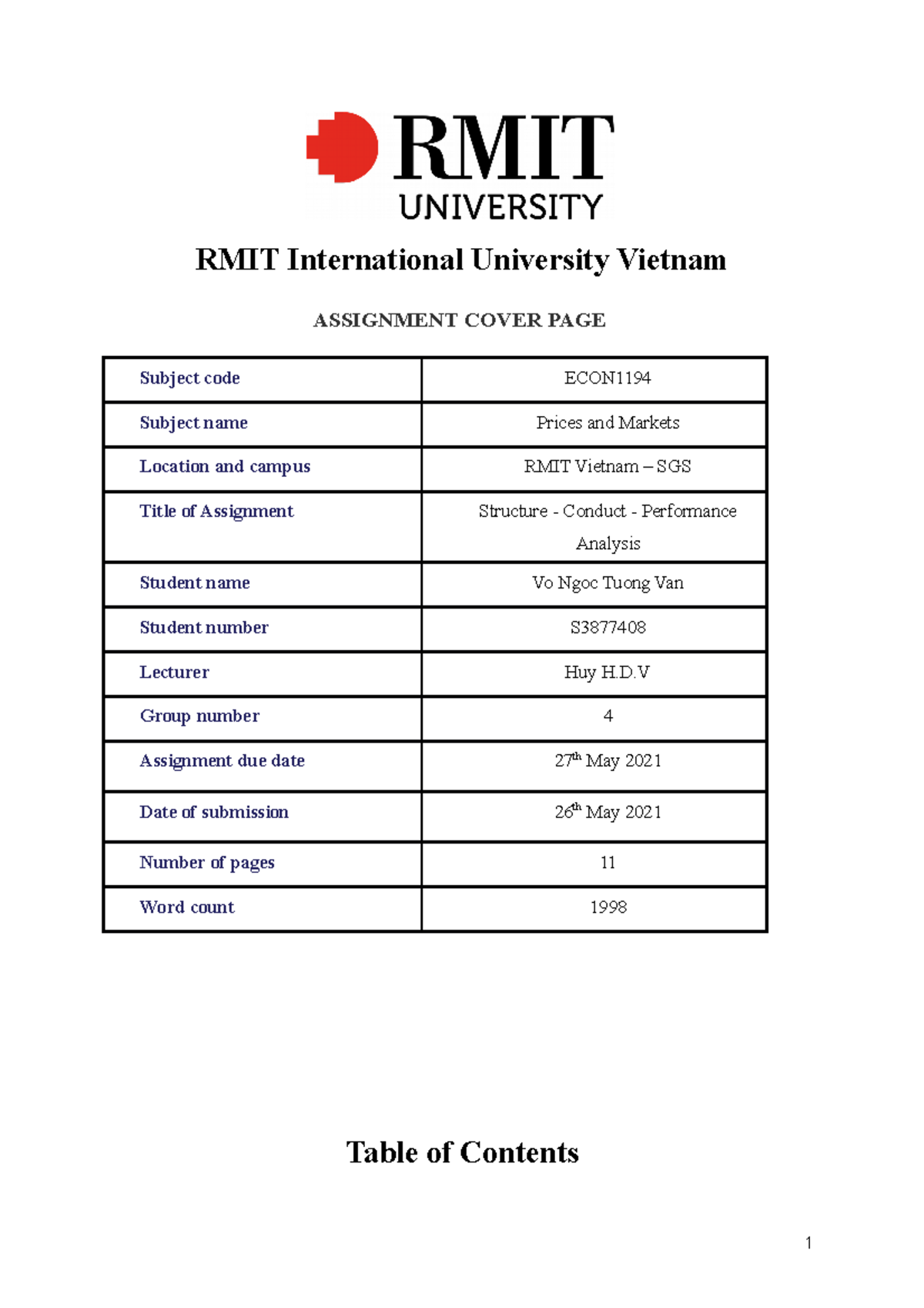 Assignment-3-ECON1194-2021A -VAN-S3877408 - RMIT International ...