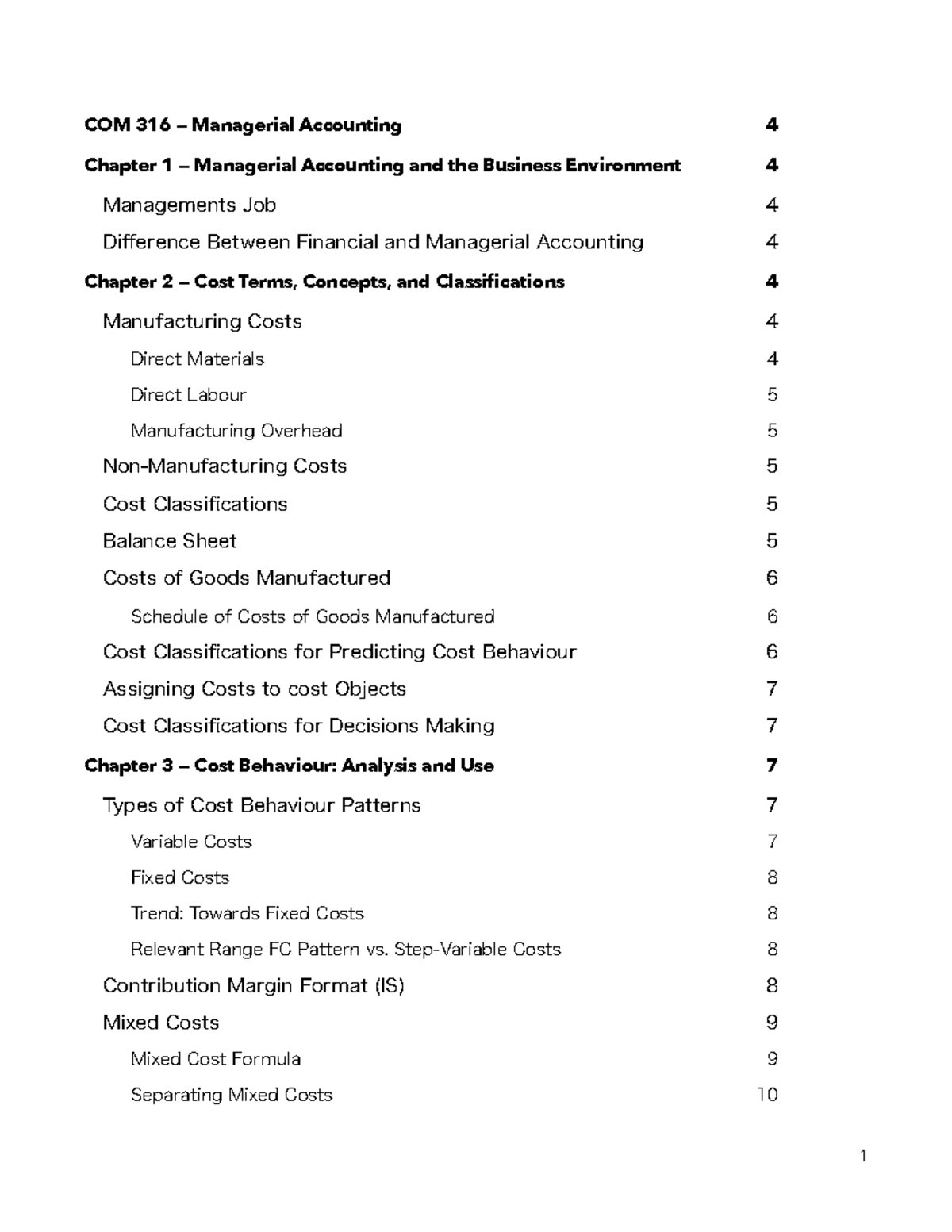 term paper topics for managerial accounting