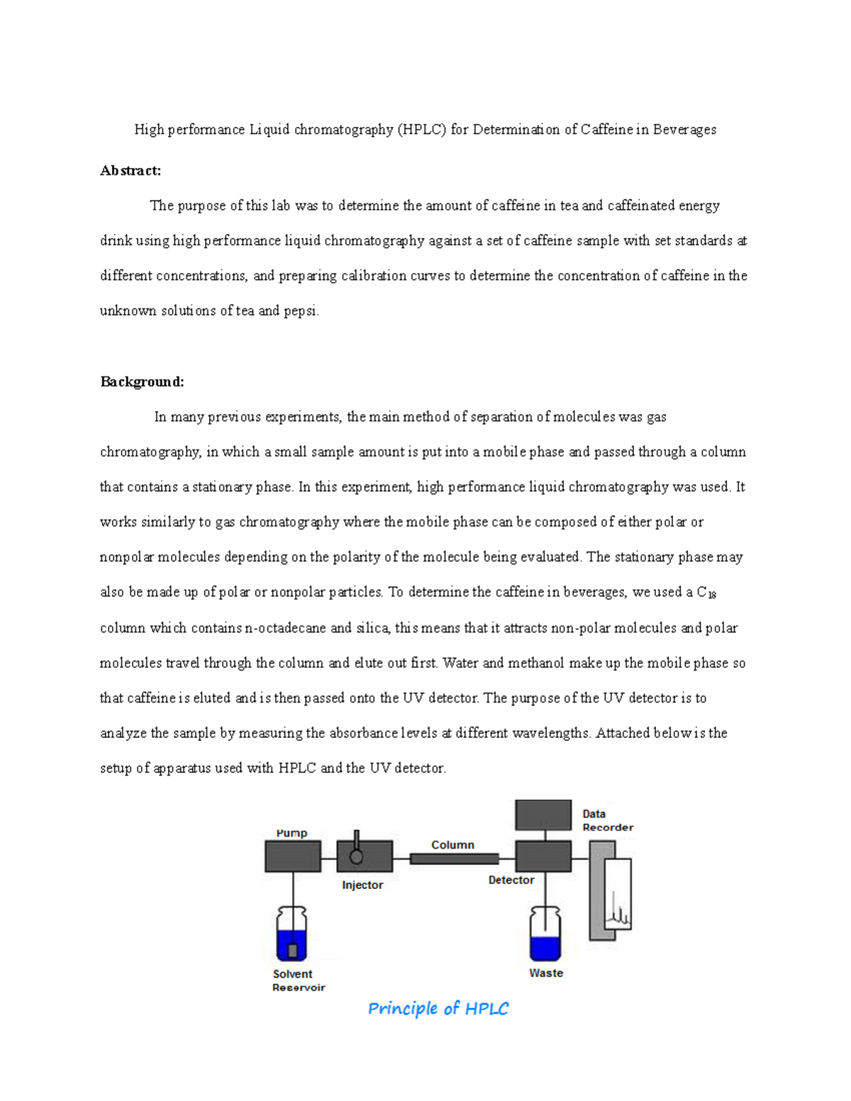 HPLC lab High performance liquid chromatography lab High performance Liquid chromatography