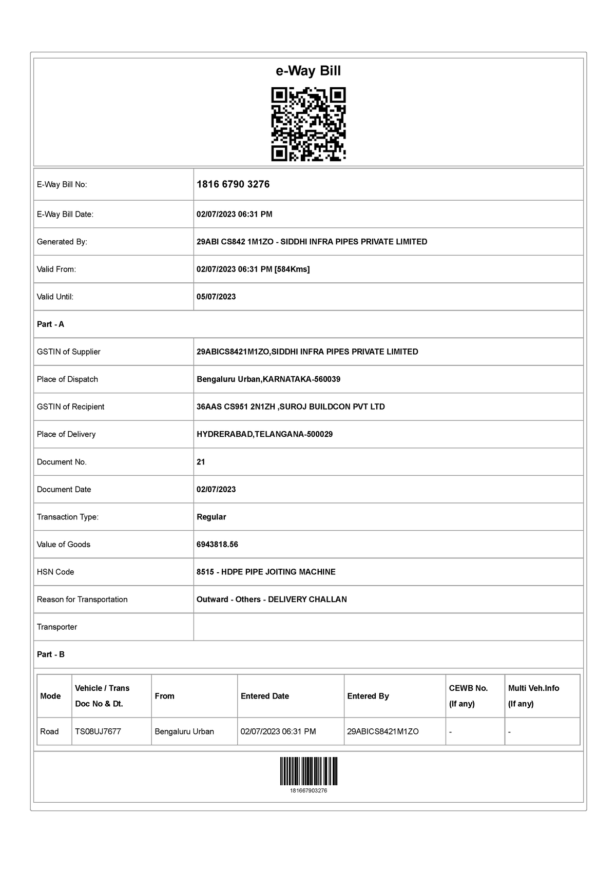 e-way-bill-system-suroj-buildcon-pvt-ltd-mo1180-studocu