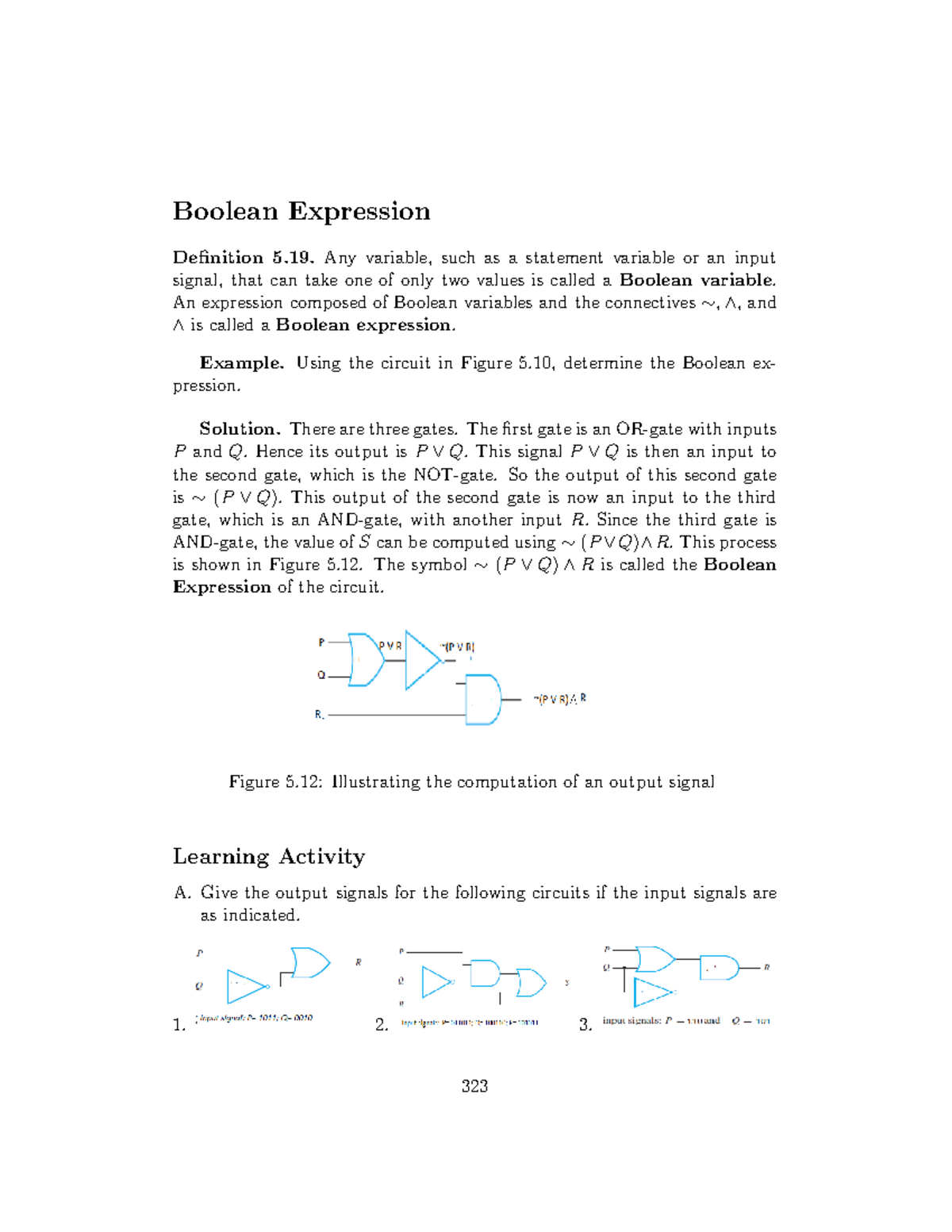 MMW 49 - MMW 49 notes - Boolean Expression Definition 5. Any variable ...