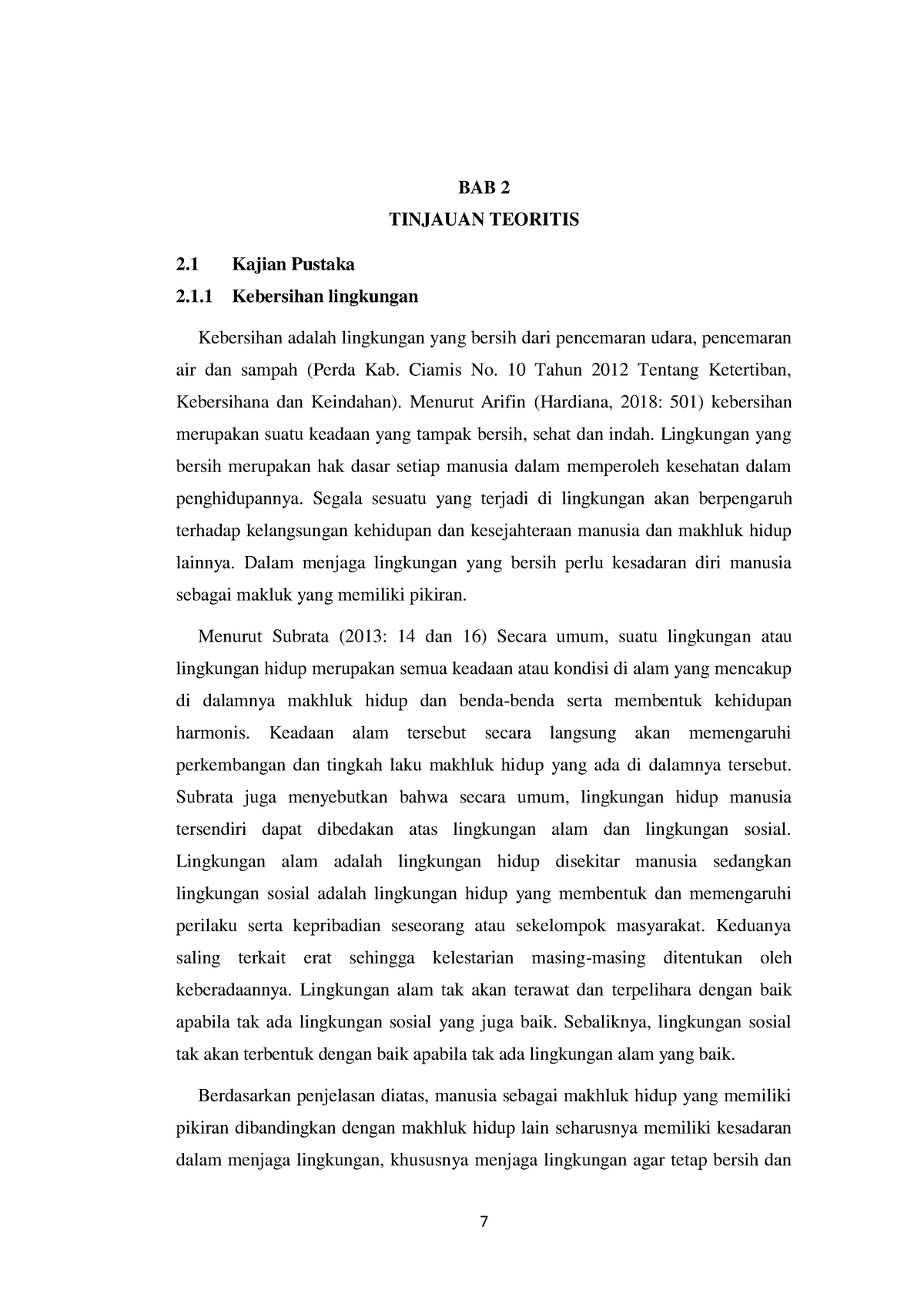 BAB 2 Tinjauan Teoritis - 7 BAB 2 TINJAUAN TEORITIS 2 Kajian Pustaka 2. ...