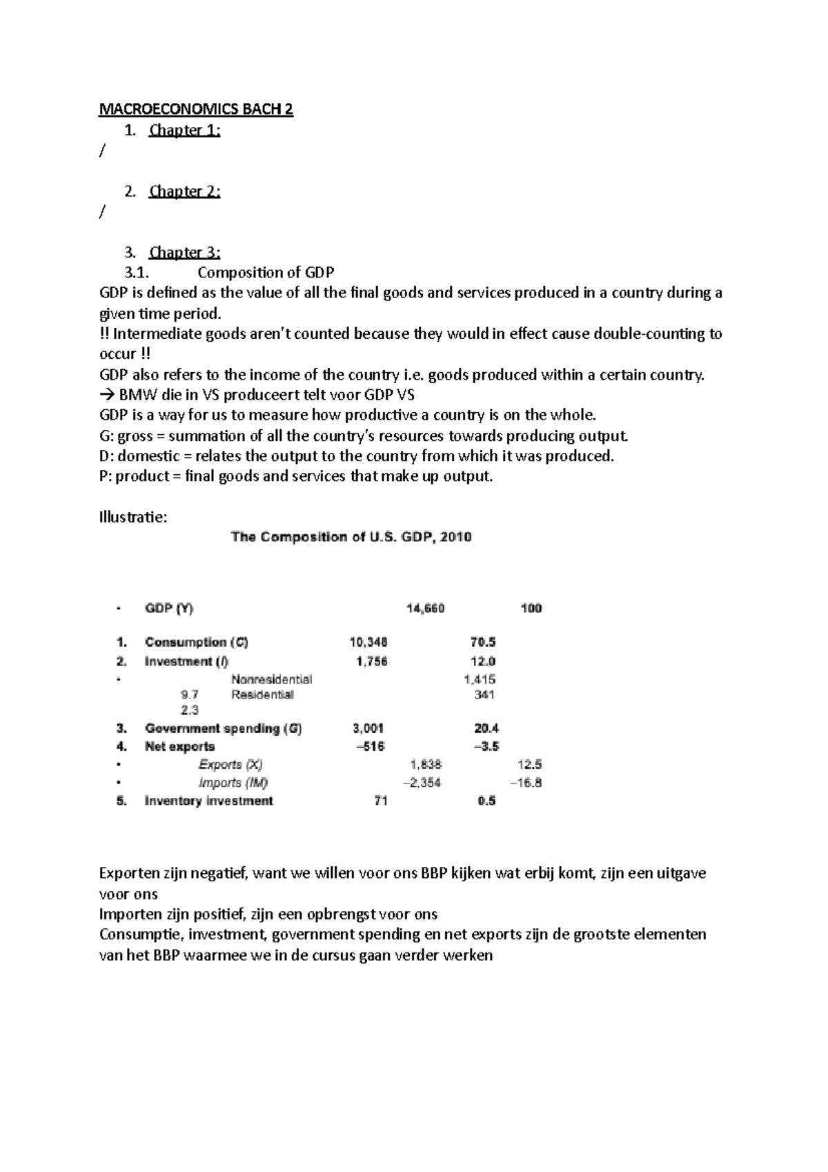 Macroeconomics BACH 2 - Macro - MACROECONOMICS BACH 2 1. Chapter 1 ...