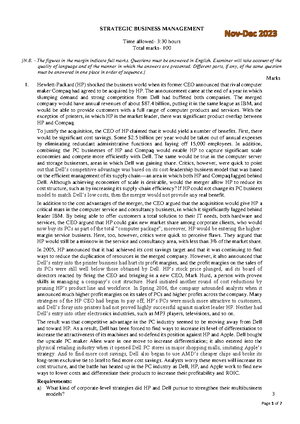 Case Study for Chapter 9 - Case Study: 01 (May 2022) The management of ...