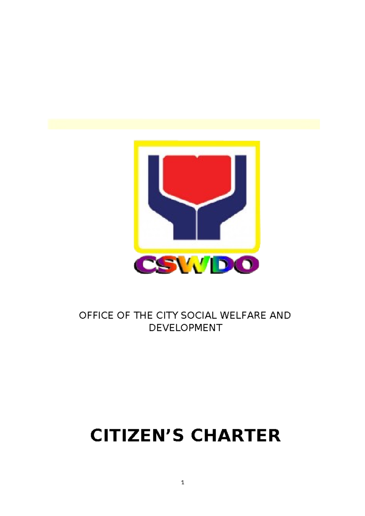 Cswdo- citizens charter modified - OFFICE OF THE CITY SOCIAL WELFARE ...