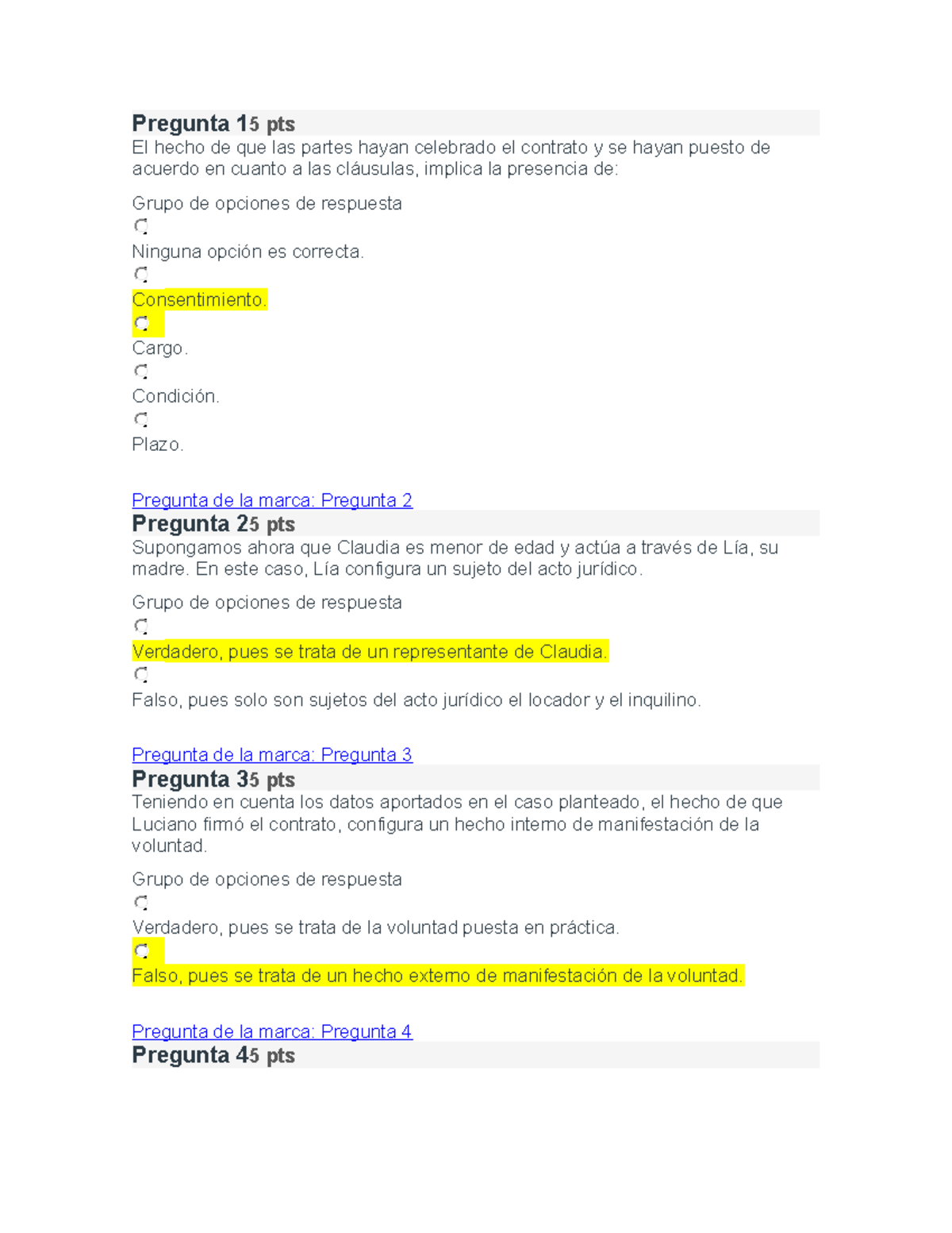 TP2 80 - Un plazo determinado y cierto. Un plazo incierto. Un elemento ...