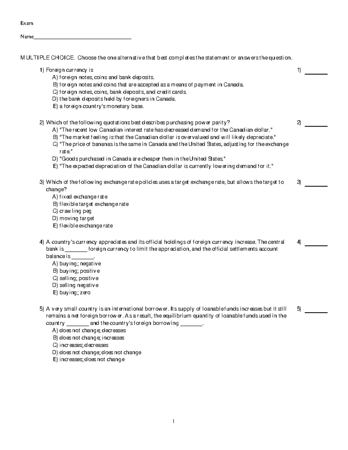 1022 Macroeconomics Chapter 4-14 MacroBank study and practice material ...