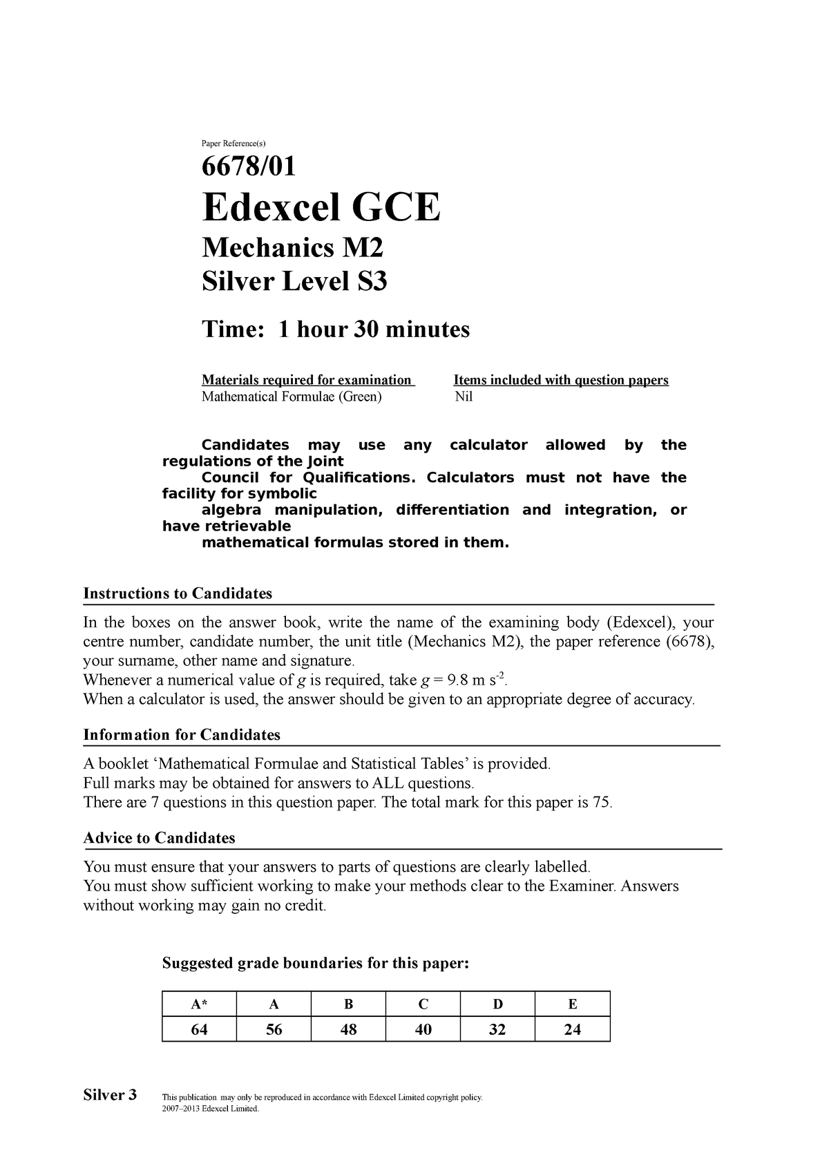 Exam May 2018 - Grade Boundaries Edexcel International GCSE June 2018  Understanding our Edexcel - Studocu