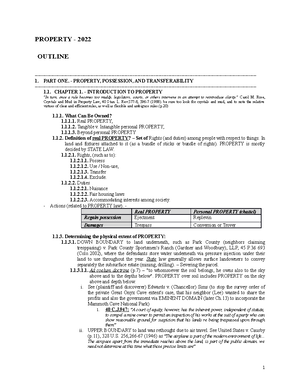 Property Outline - Adverse Possession ADVERSE POSSESSION The five ...