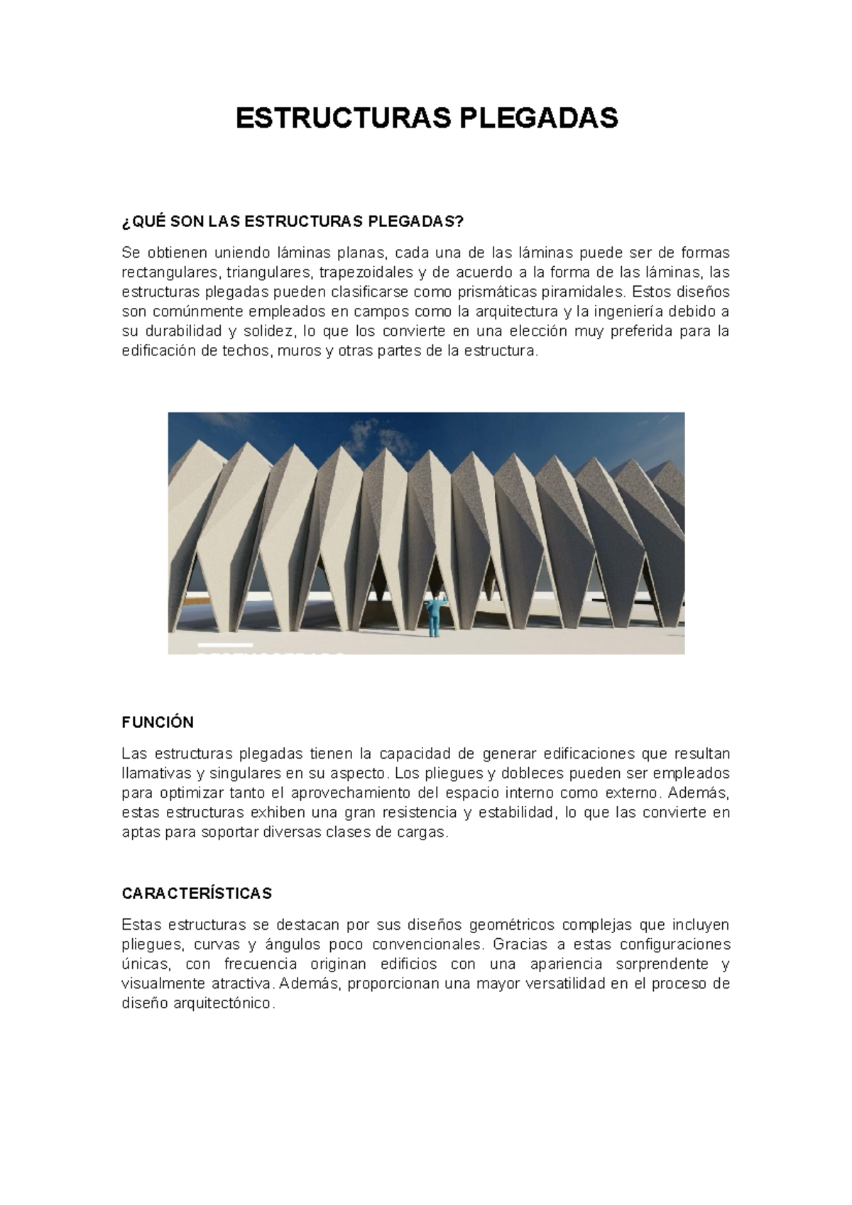 Estructuras Plegadas - ESTRUCTURAS PLEGADAS ¿QUÉ SON LAS ESTRUCTURAS ...
