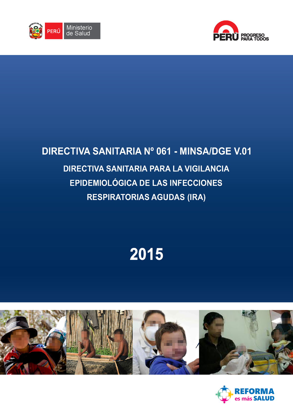 GUIA Minsa IRAS 2015 - Medicina - DIRECTIVA SANITARIA Nº 061 - MINSA ...