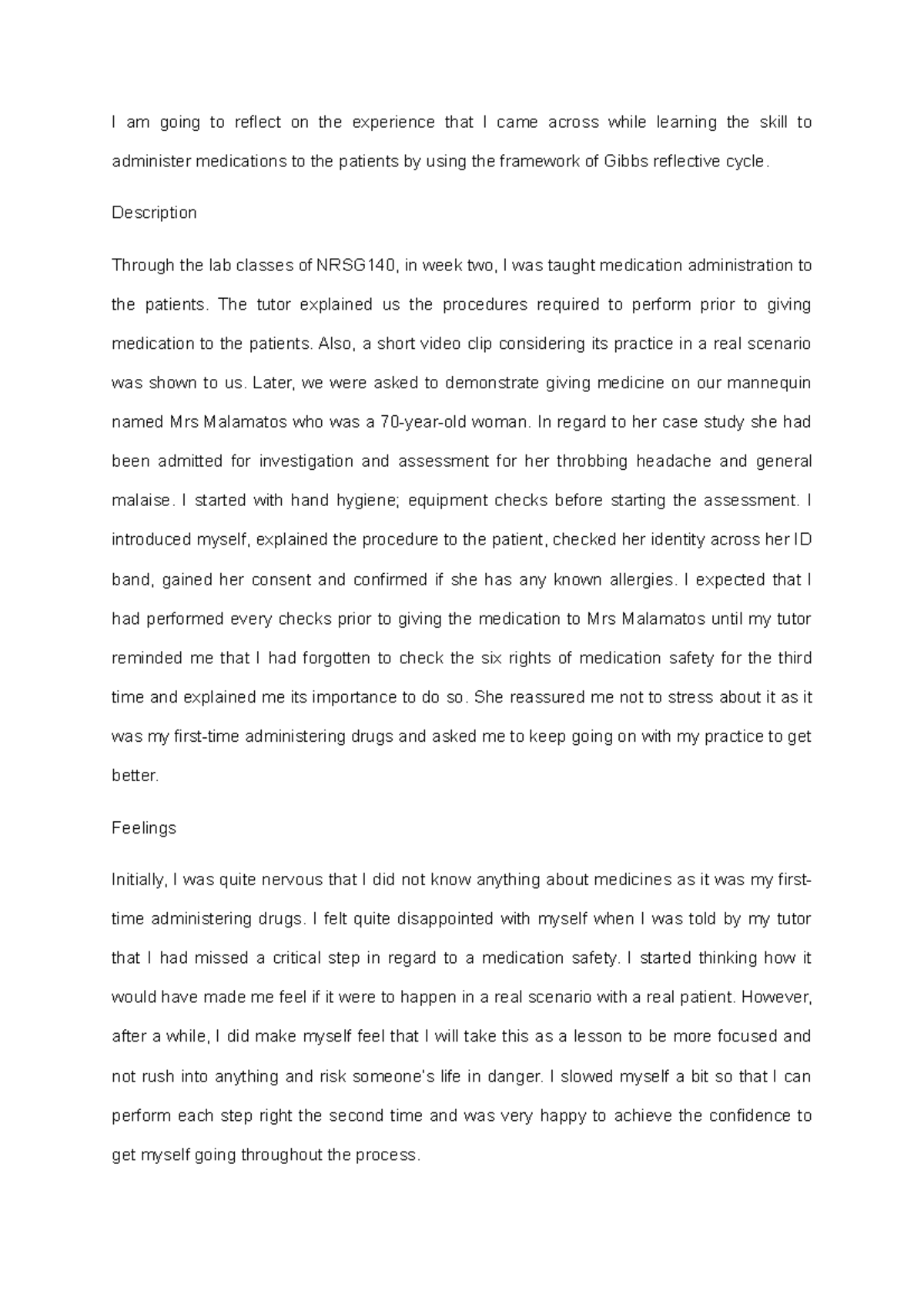 reflection-nrsg140-at2-reflection-on-the-experience-that-i-came-across