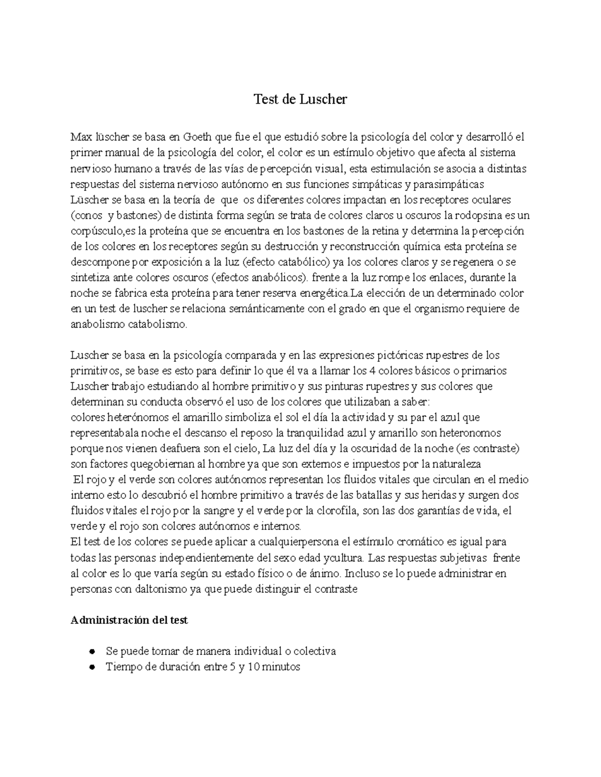 Teoria y Tecnica de Evaluacion psicologica 2 parcial 2 - Test de ...