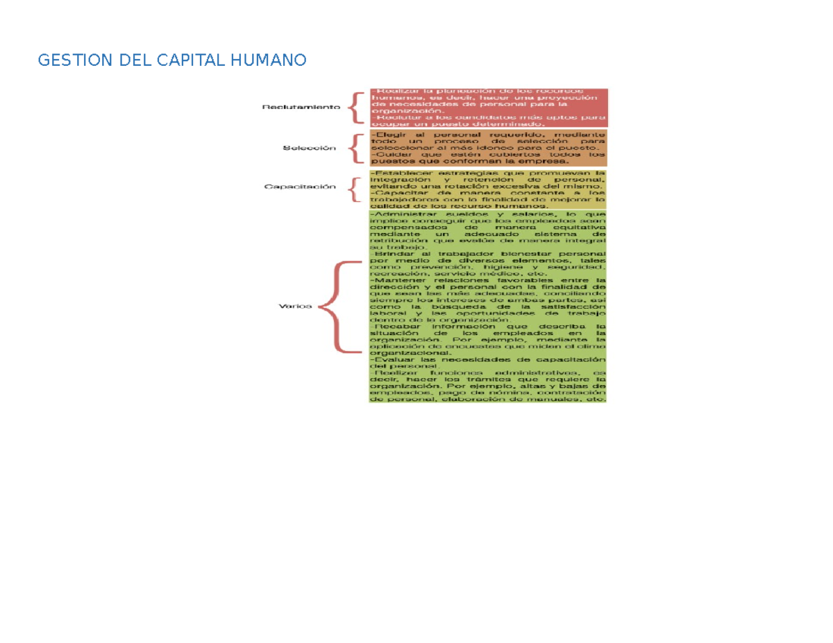 Gestion DEL Capital Humano Y Liderazgo - GESTION DEL CAPITAL HUMANO ...