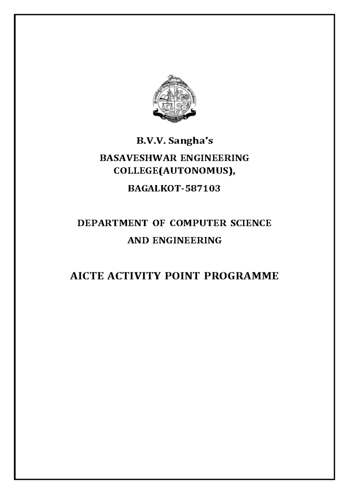 3.6.3 - Hujg - B.V. Sangha’s BASAVESHWAR ENGINEERING COLLEGE(AUTONOMUS ...
