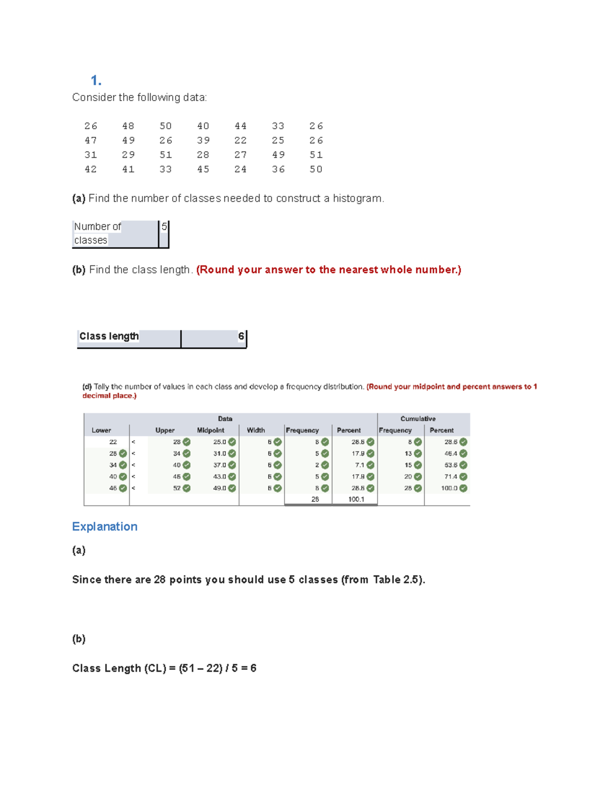 Homework 2: Graphically Summarizing Data - Consider the following data ...