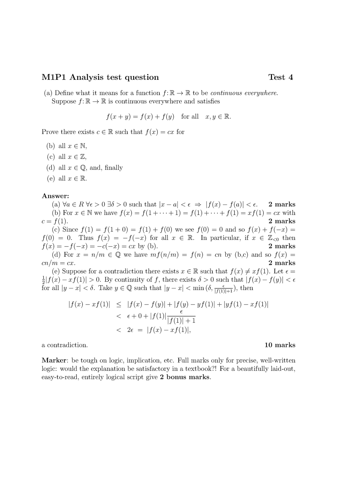 Test4a Fourth Weekly Test In M1p1 Mathematics Mp1 Studocu