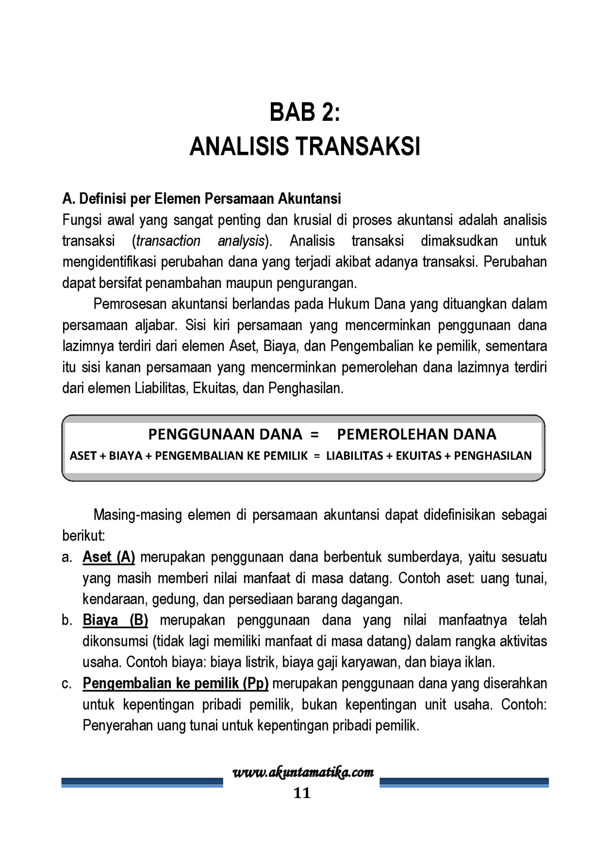 Analisis Transaksi Revised - Akuntansi Pengantar - BAB 2: ANALISIS ...