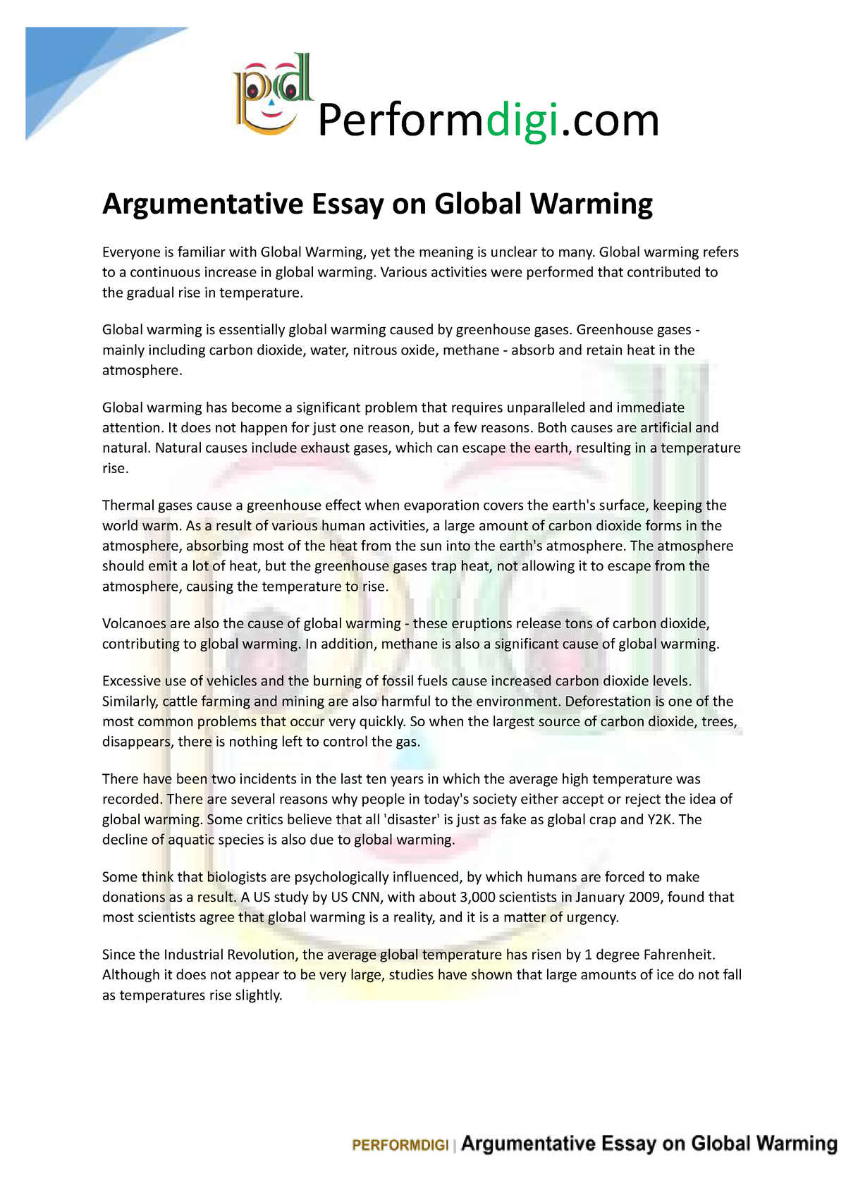 Argumentative Essay On Global Warming Pdf Performdigi Argumentative   Thumb 1200 1695 