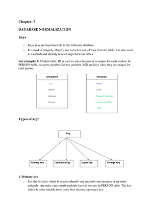 CS3492 Database Management Systems Two Mark Questions 1 - CS3492 ...