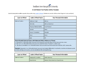 SOC 112 Module Four Worksheet completed - SOC 112 Module Four Worksheet ...