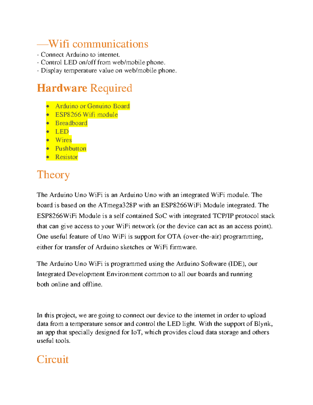 Wi Fi Module ESP8266 - hihihihi - ––Wifi communications - Connect ...