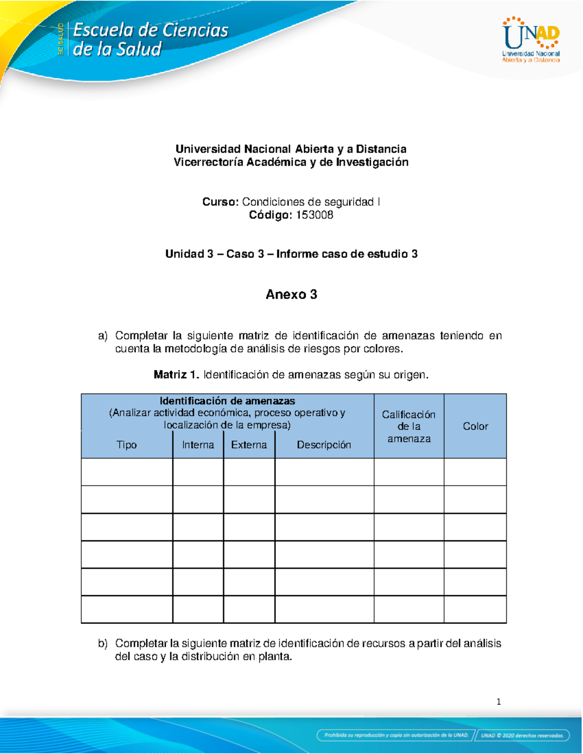 Anexo 3 Matriz 1 - 3 Y Formatos 2 - 5 - 1 Universidad Nacional Abierta ...