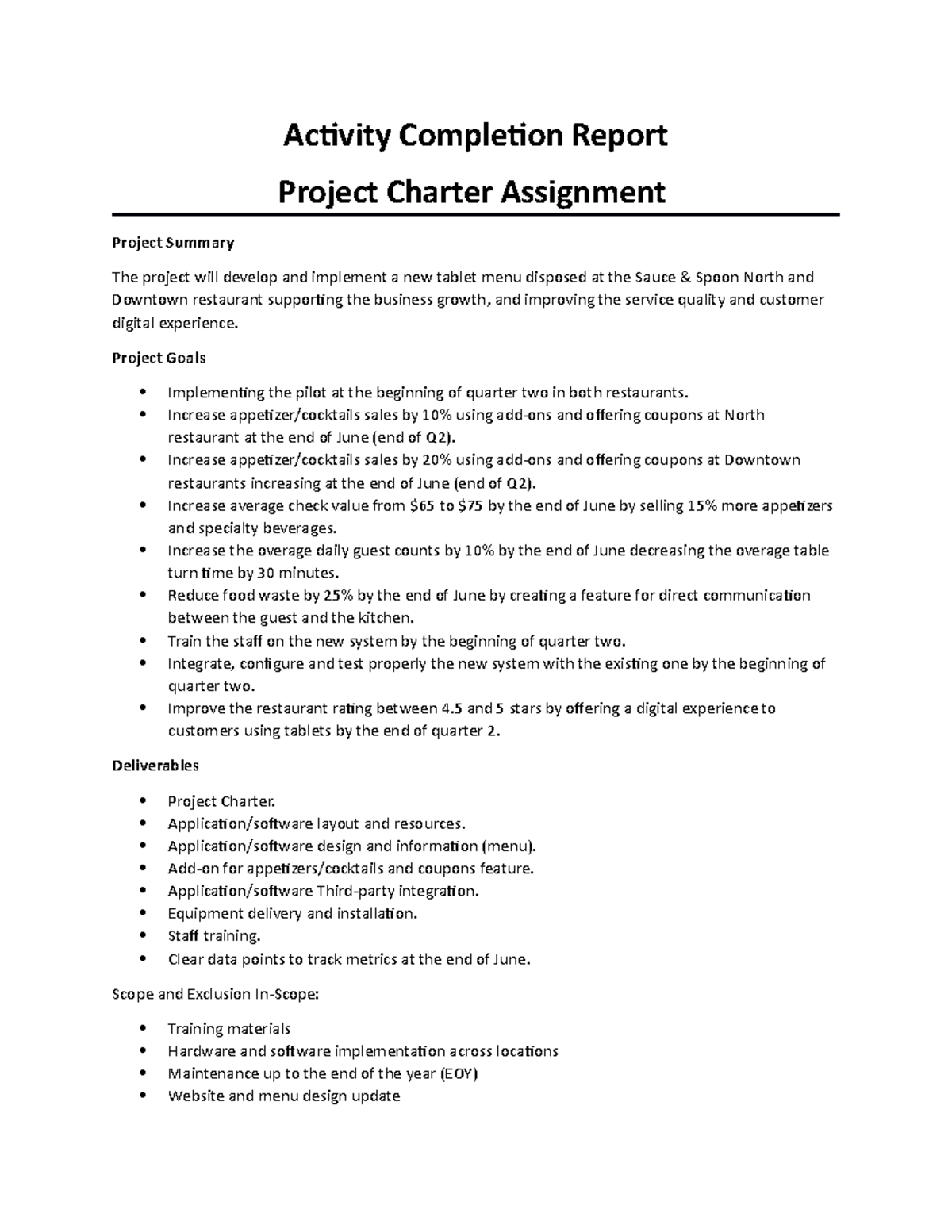 activity-comletions-report-activity-completion-report-project-charter