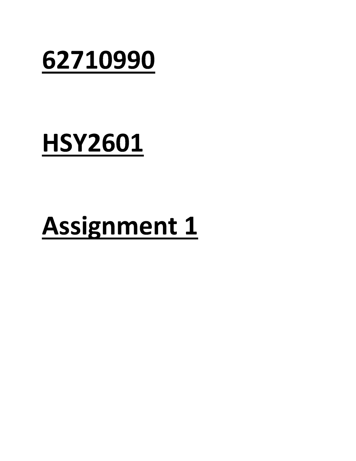 hsy2601 assignment 4 2023