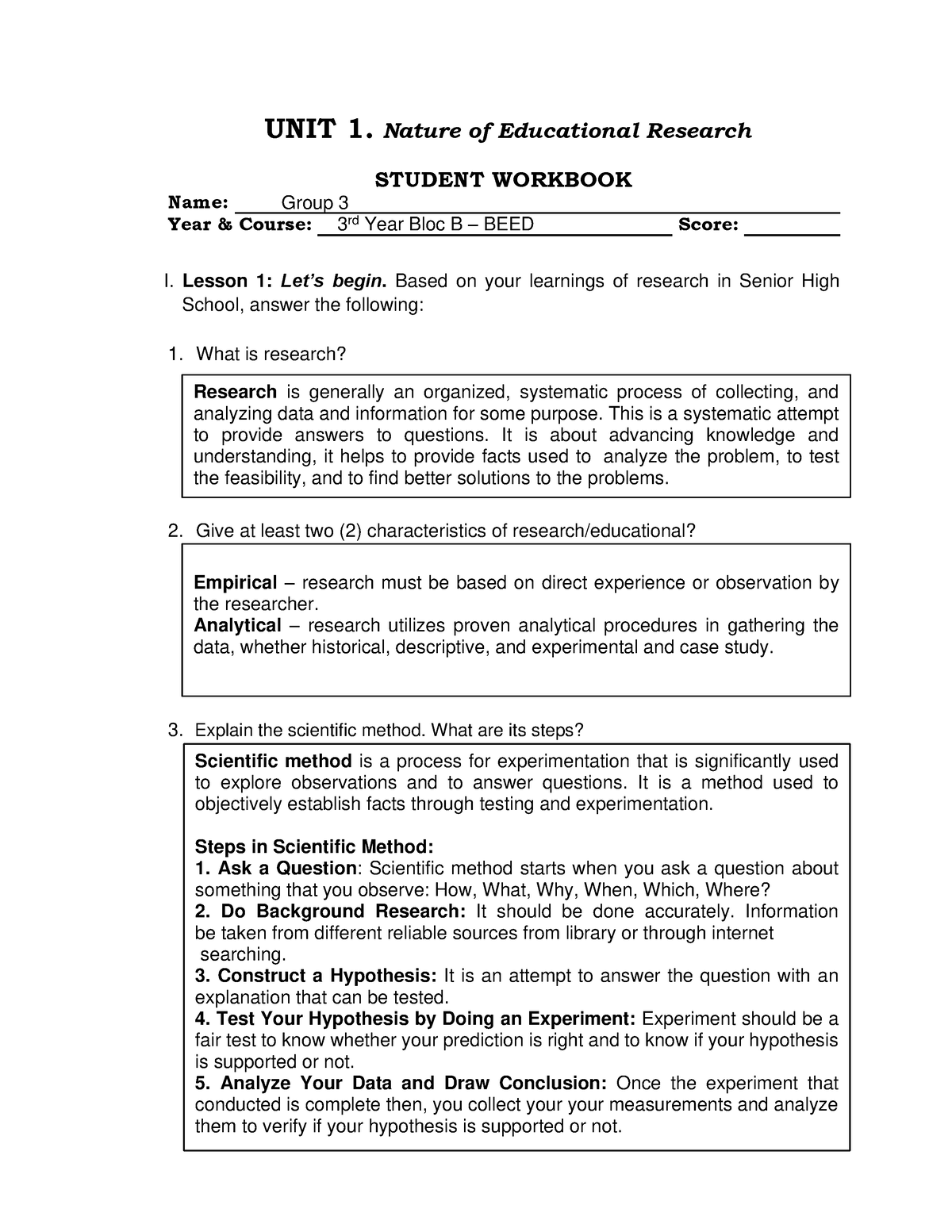 research topics for beed students