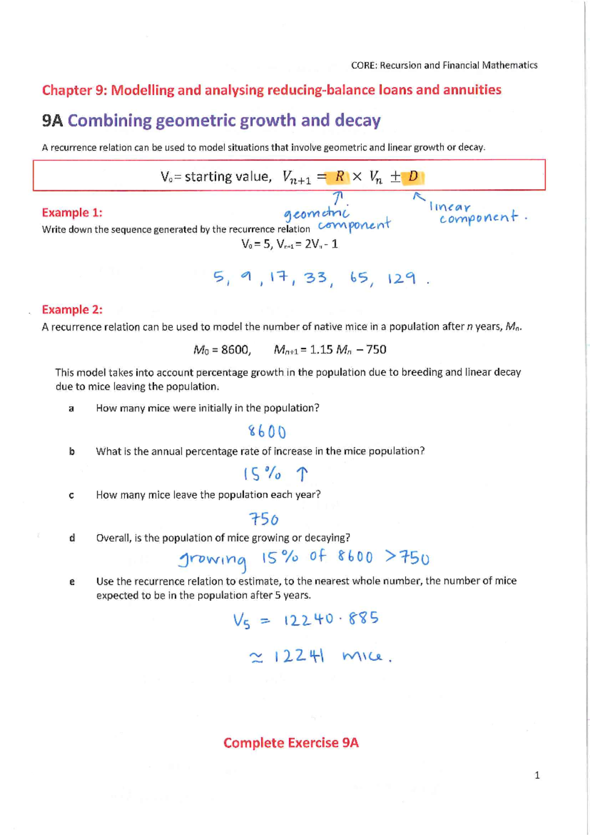 Chapter 9 Booklet 2018 Solutions - Studocu