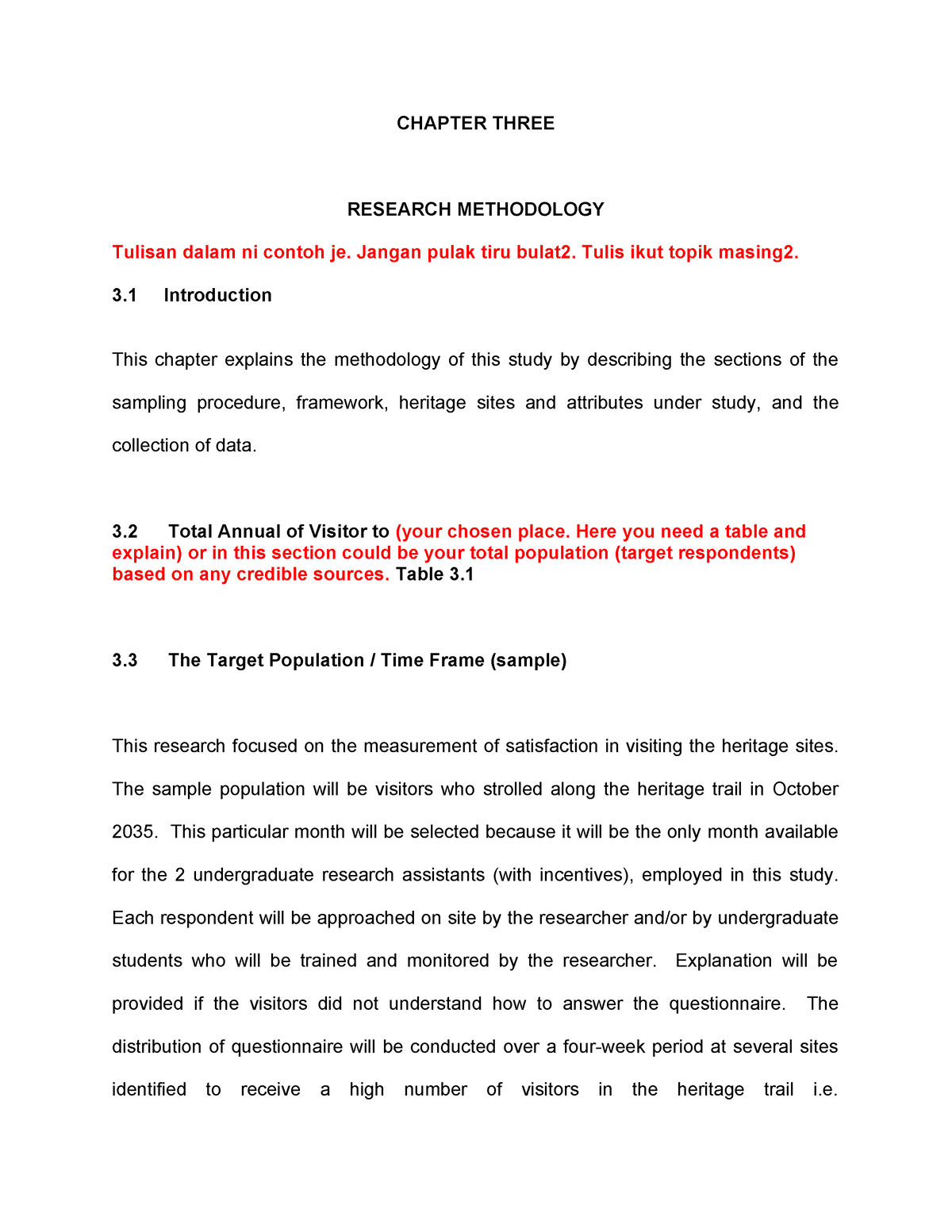 contoh proposal research methodology