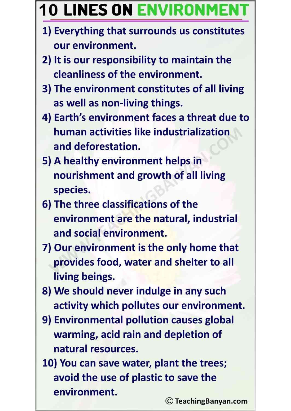 Pdf..... 5 - Environment day - Environment, Ecology And Conservation ...