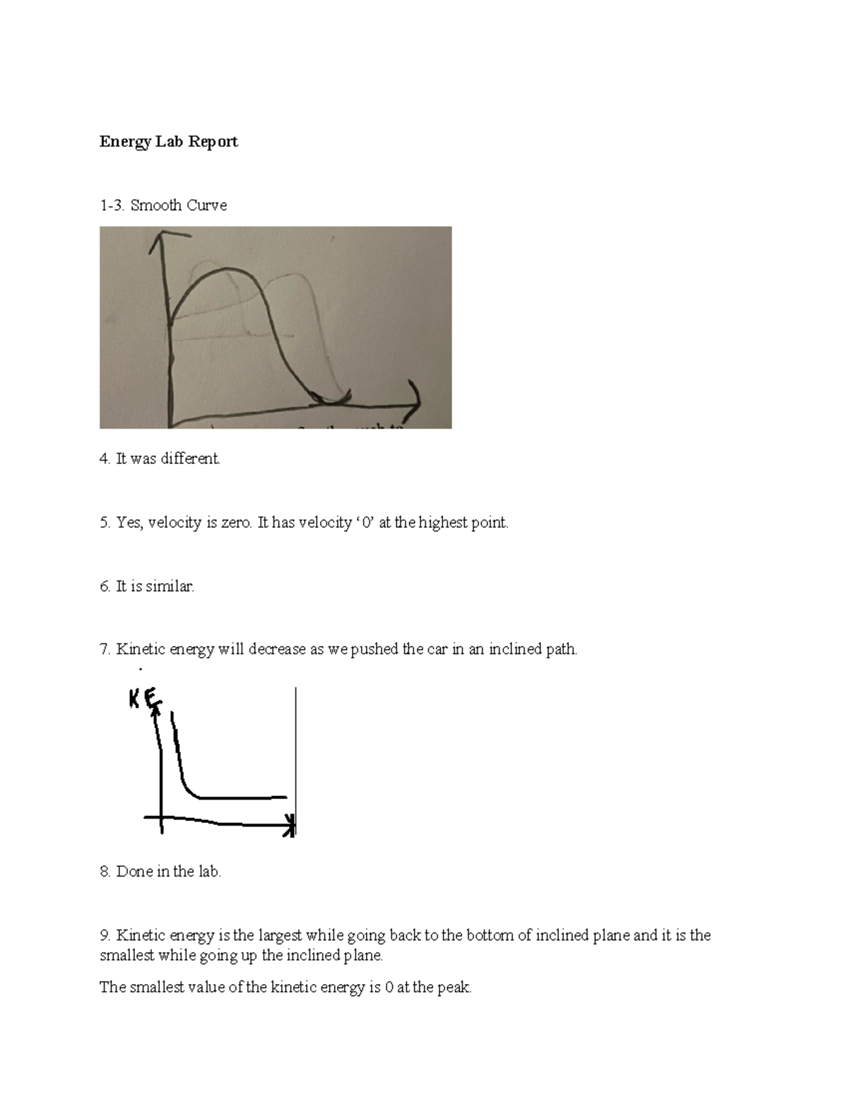 Energy Lab - It was from Dr. Tianlong Zu. - Energy Lab Report 1-3 ...