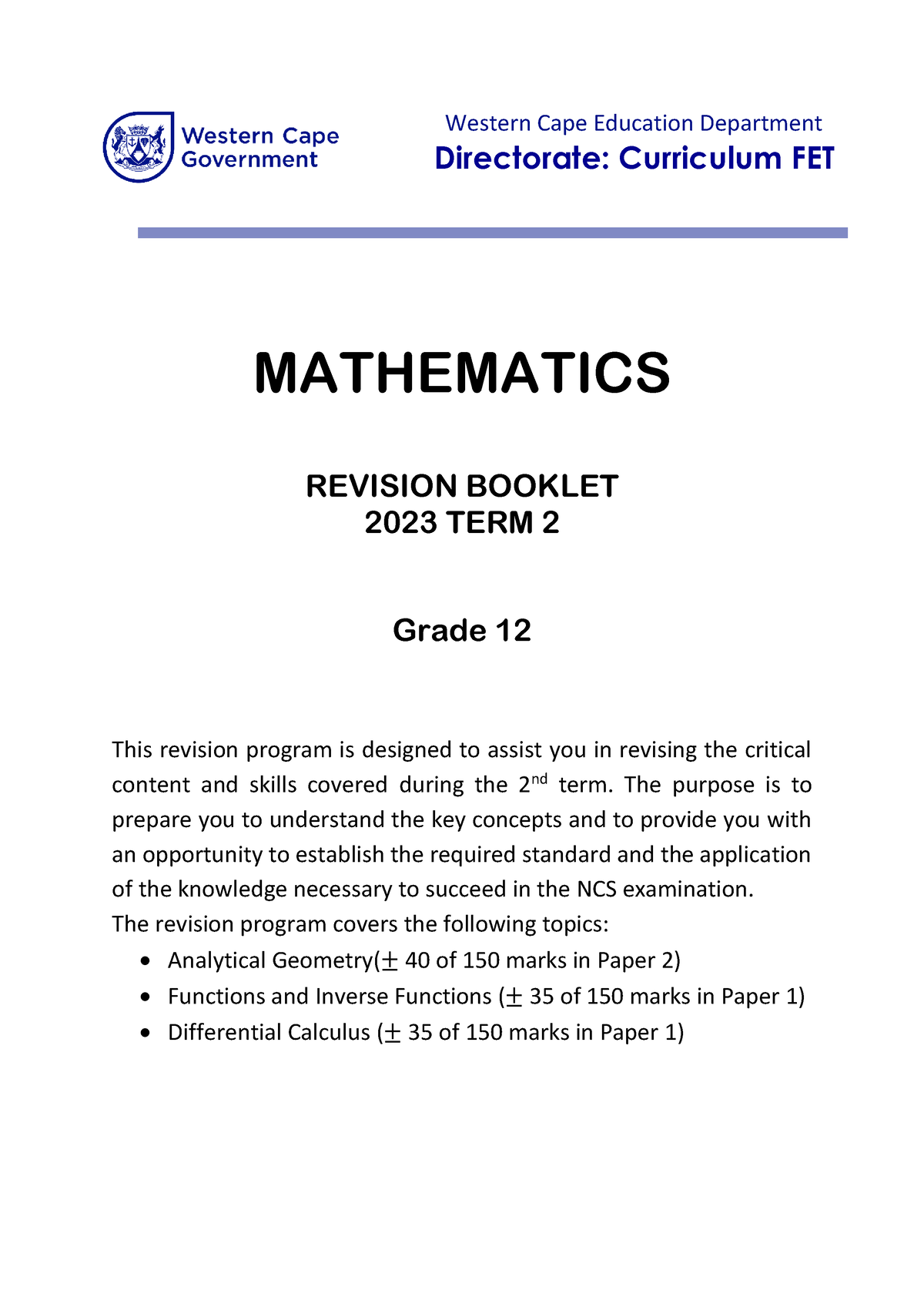 mathematical literacy grade 12 assignment term 2 2023 notes