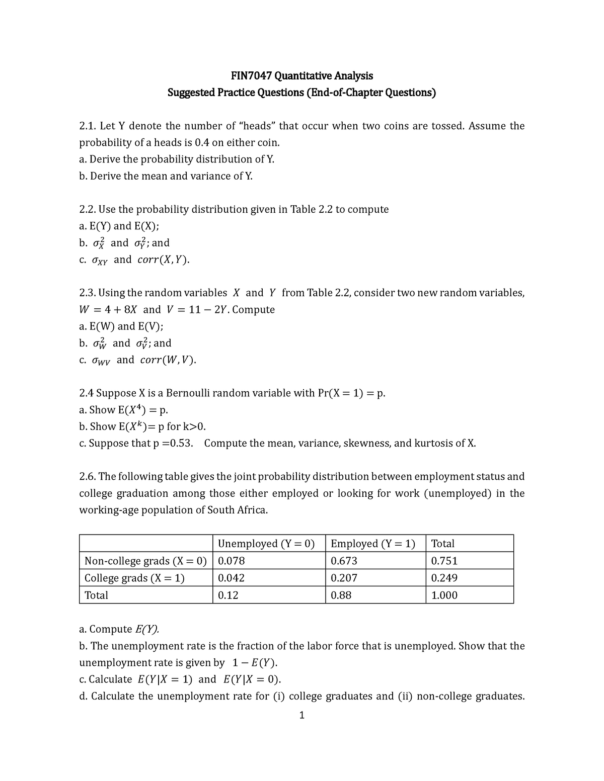 practice-questions-ch2-ch6-updated-fin7047-quantitative-analysis