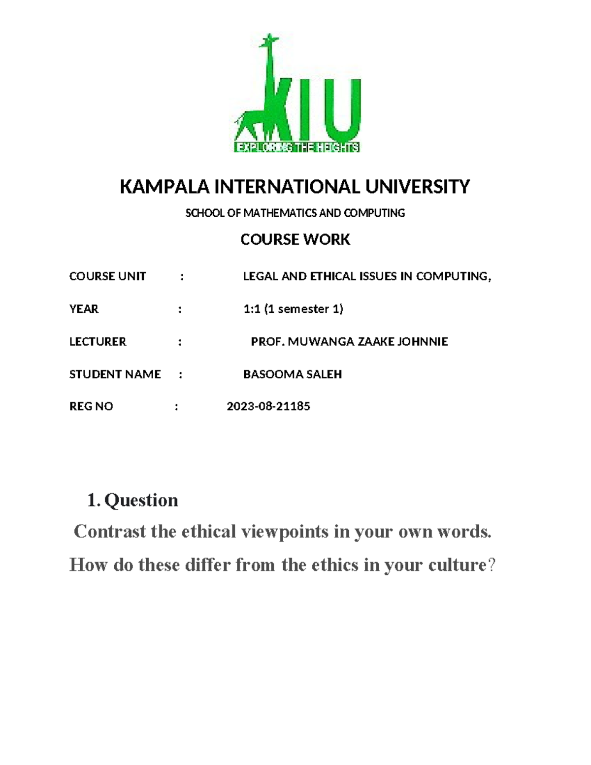 Basooma saleh leagle and ethical isues in computing coursework copy