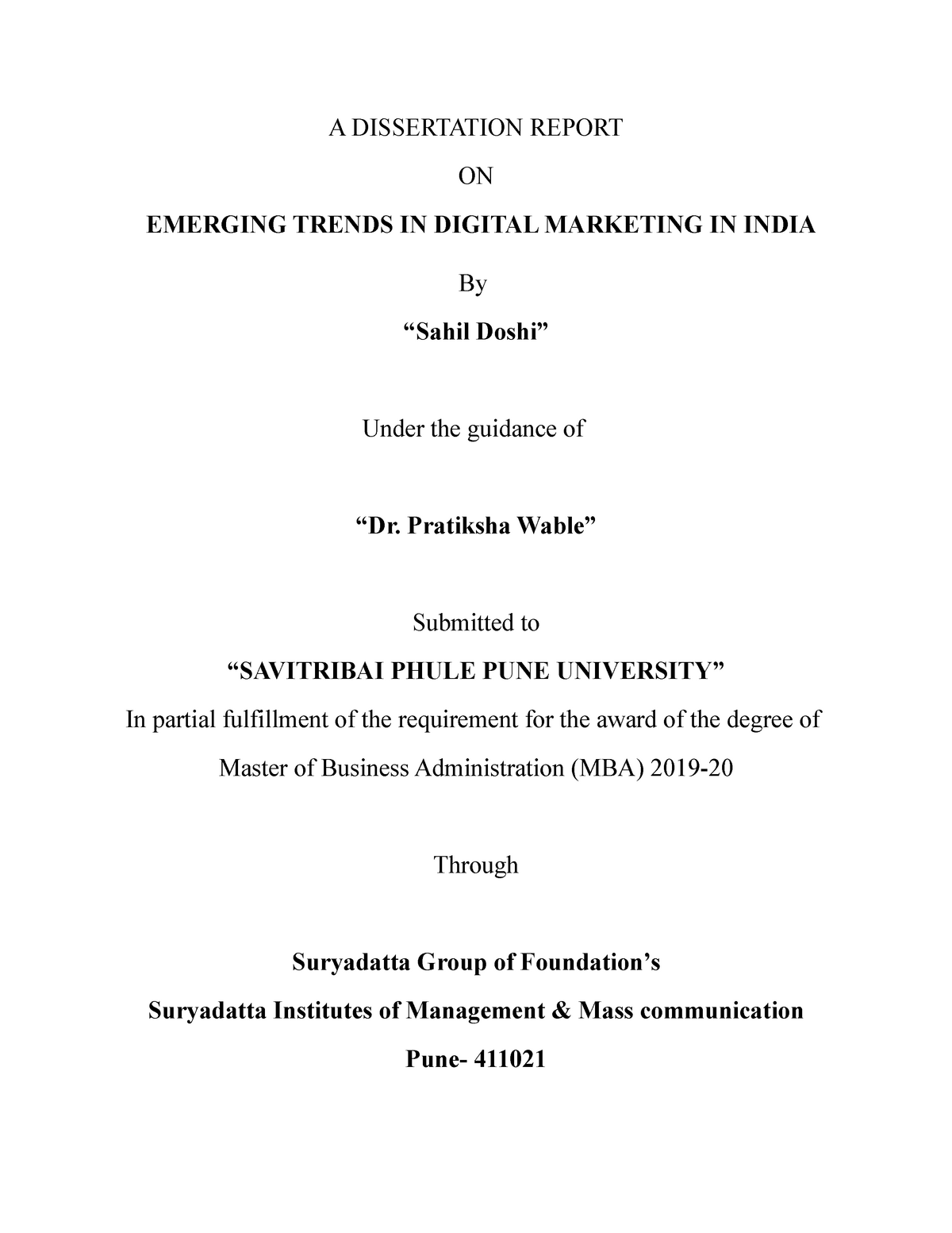 research paper on digital marketing in india