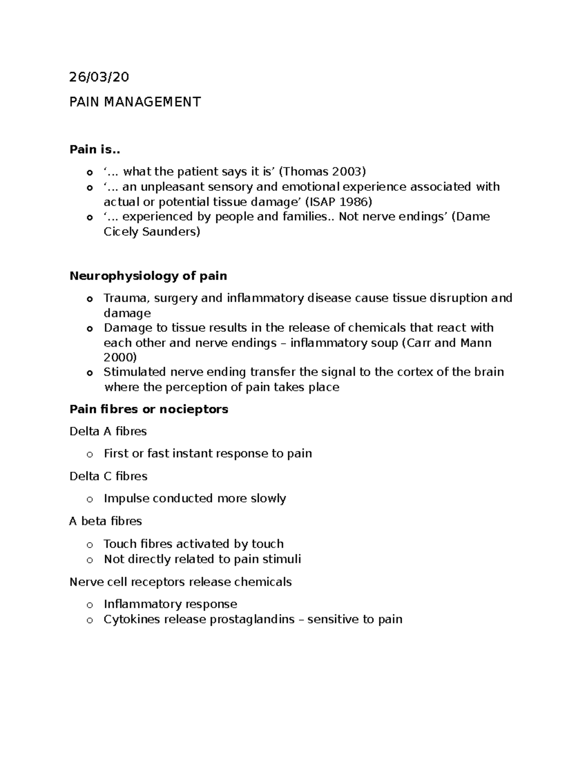 pain-assessment-lecture-notes-1-26-03-pain-management-pain-is-o