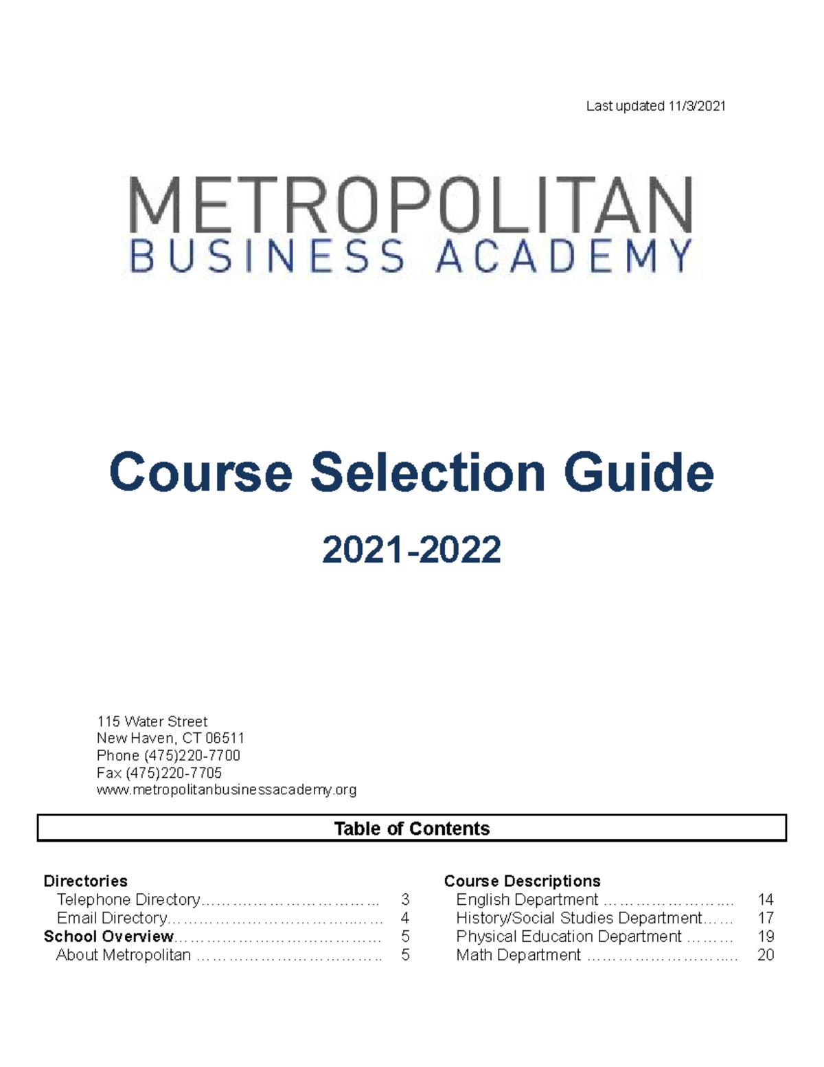 MBA Course Selection Guide - Last updated 11/3/ Course Selection Guide ...