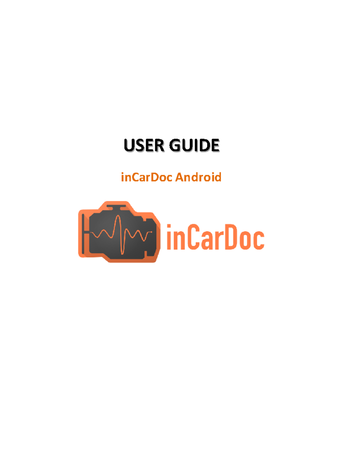 User Guide OBD Car Doctor Android - USER GUIDE inCarDoc Android ...