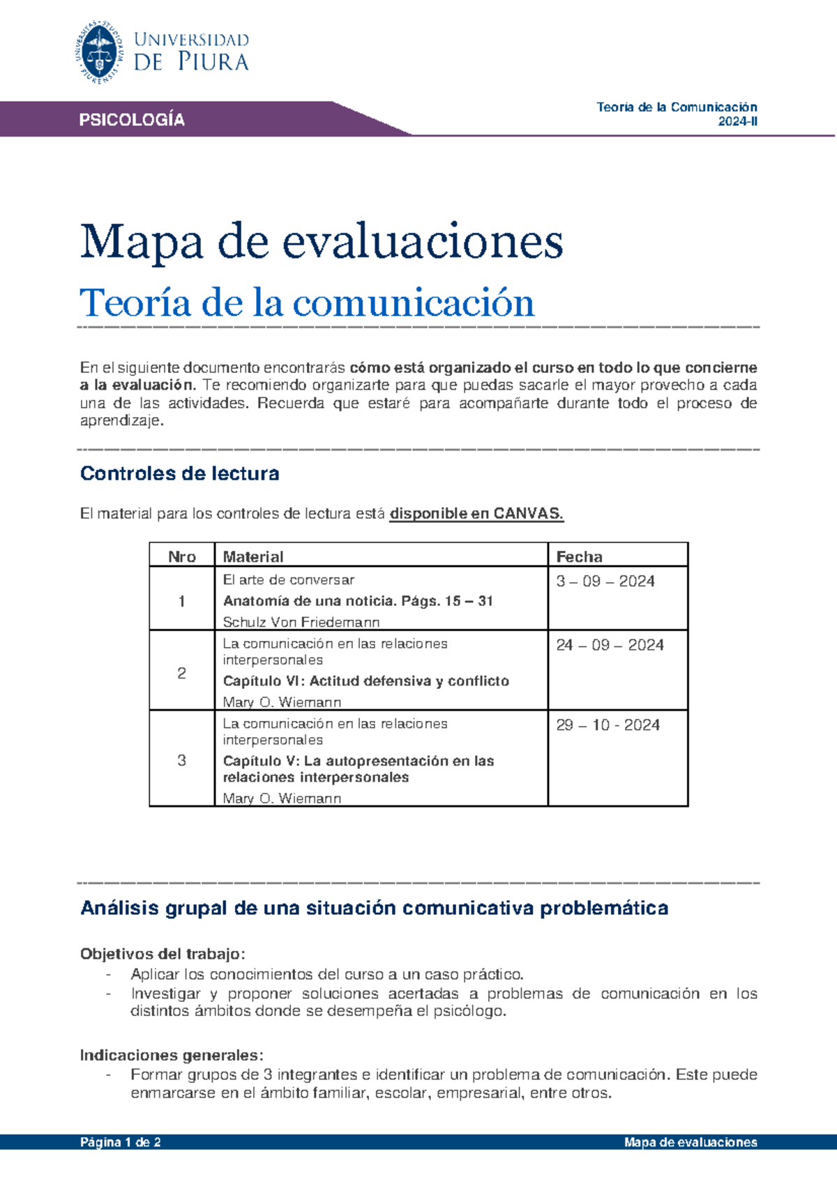 Mapa+de+evaluaciones+TC+%28A%29+2024-II - Teoría de la Comunicación ...
