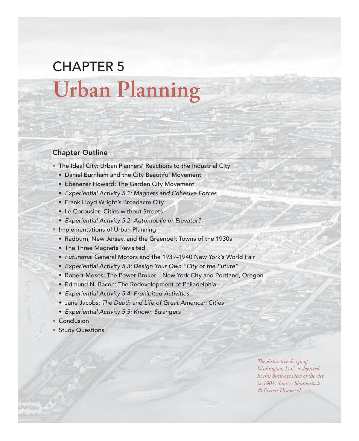 Planning Hutter - Course Documents - CHAPTER 5 Urban Planning 