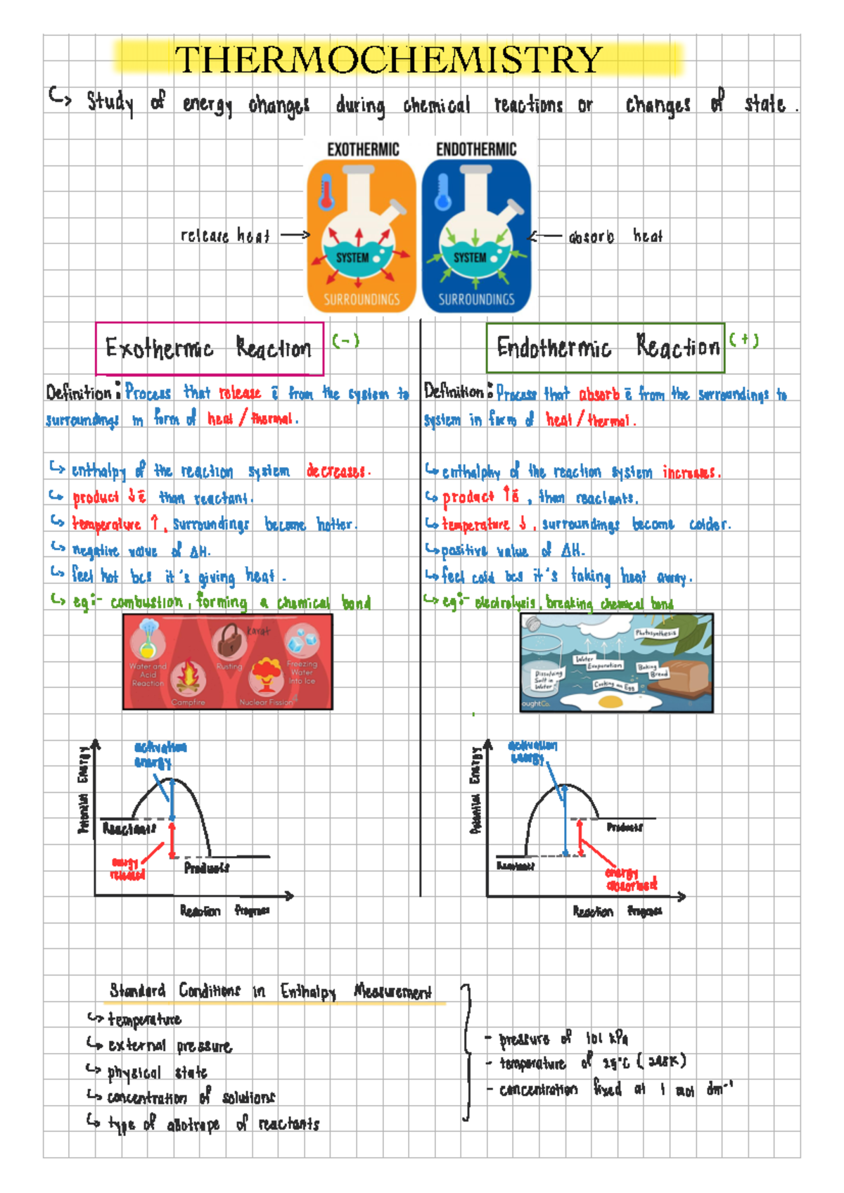 Chapter 1 Thermochemistry - HERMOCHEMISTRY Study of energy changes ...