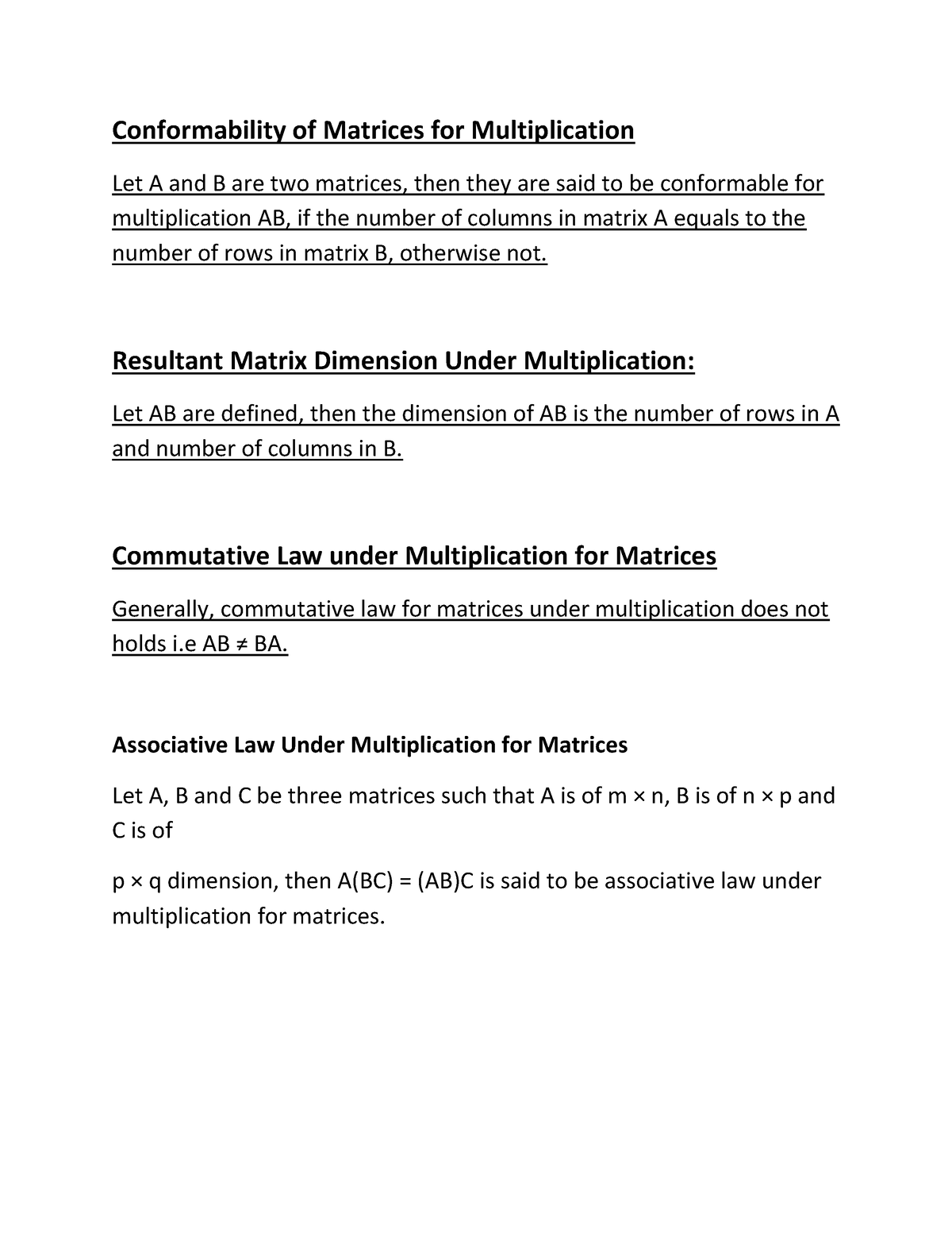 matrices-multiplication-criteria-conformability-of-matrices-for