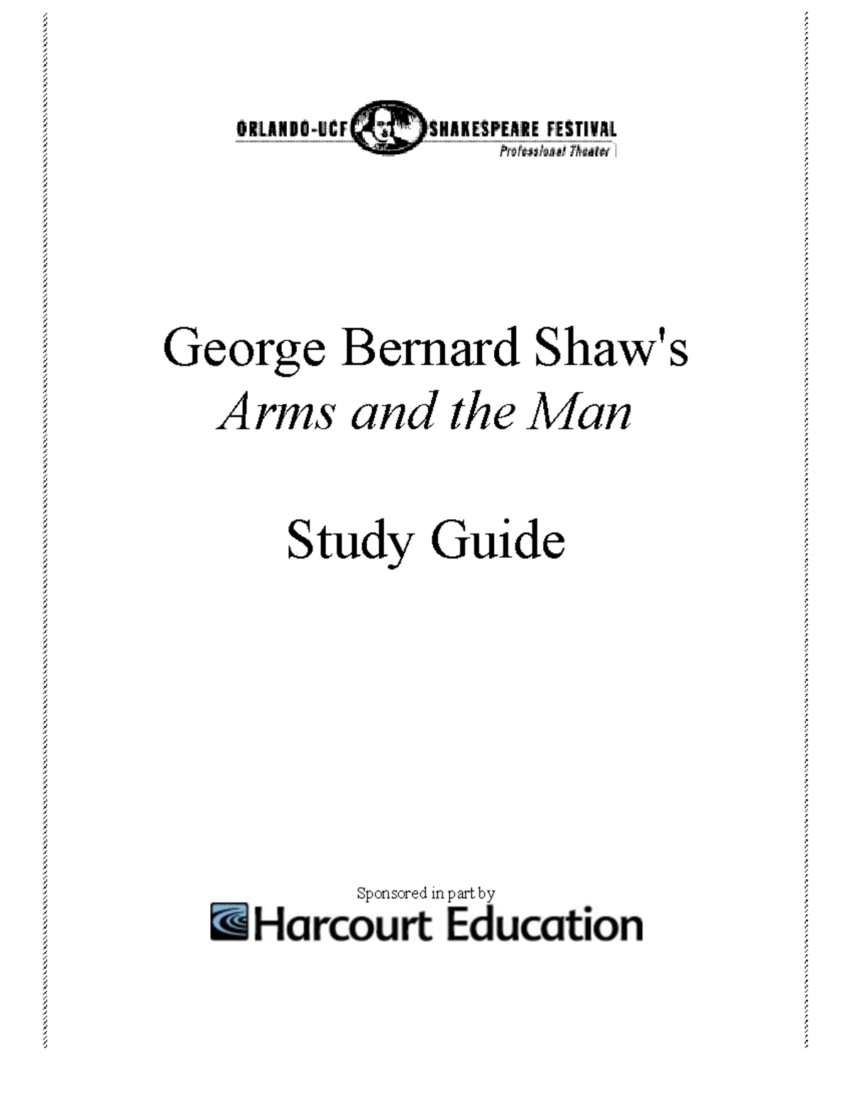 Arms And The Man Summary acts oernien Bernard Shaw's Arms and