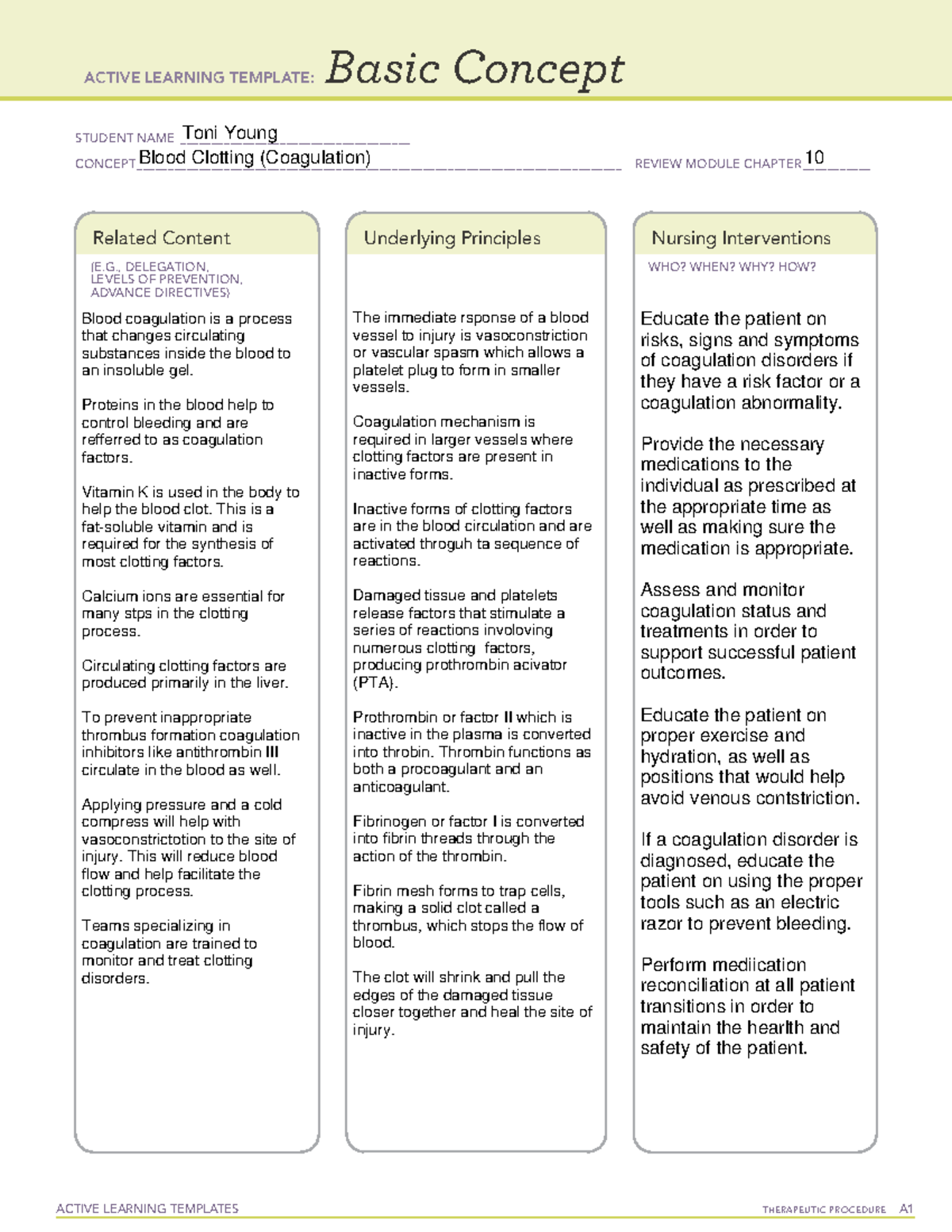 Active Learning Template Basic Concept Dyslipidemia - ACTIVE LEARNING ...